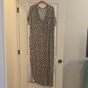 Reborn J Animal Print Maxi Dress